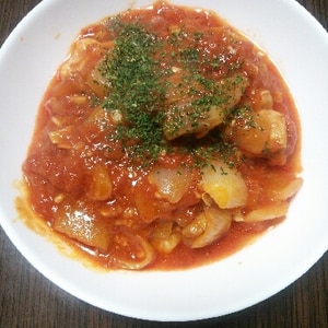 お箸で切れちゃう チキンのトマト煮込み レシピ 作り方 By Ohmaisa 楽天レシピ